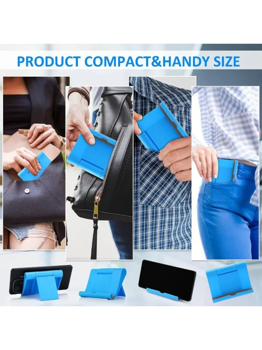 36 Pcs Adjustable Foldable Cell Phone & Tablet Stands - Multi-Angle Holder